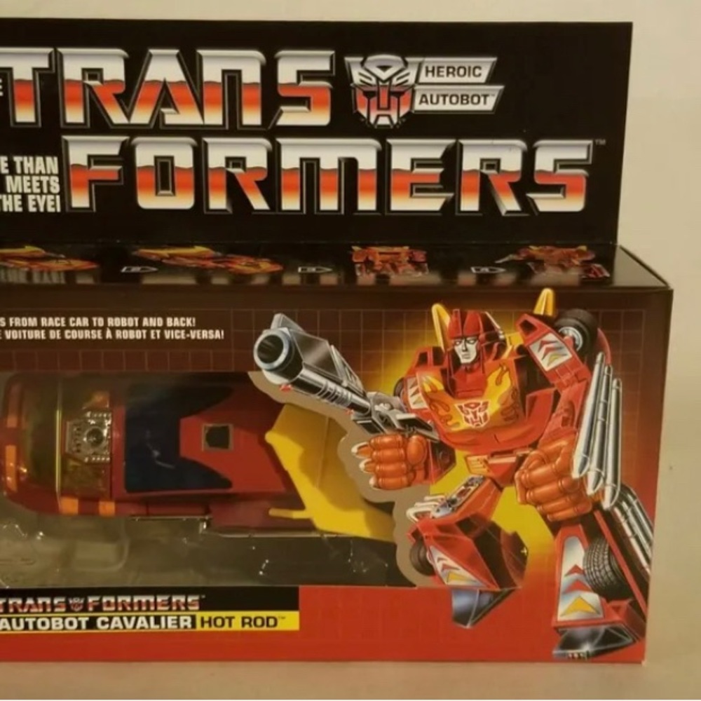 G1 GEN1 Transformers Reissue Hot Rod Walmart Exclusive Rodimus RARE FACING LEFT